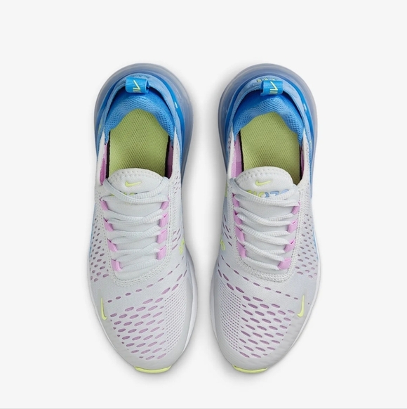 Bling Nike Air Max 270 Girls Youth Sneakers Custom With Swarovski Crystals - Picture 4 of 6